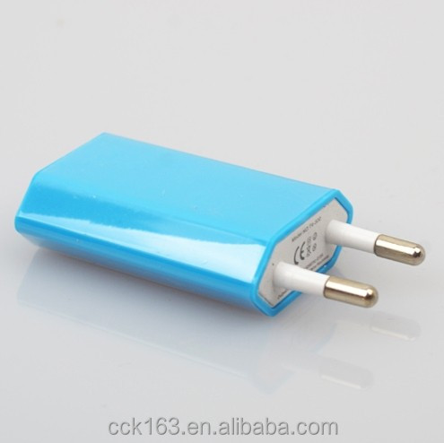 ポータブルusb充電器、 eu/米国プラグusbホーム壁の充電器のためのカラフルなusb充電器iphone/携帯電話の充電器問屋・仕入れ・卸・卸売り