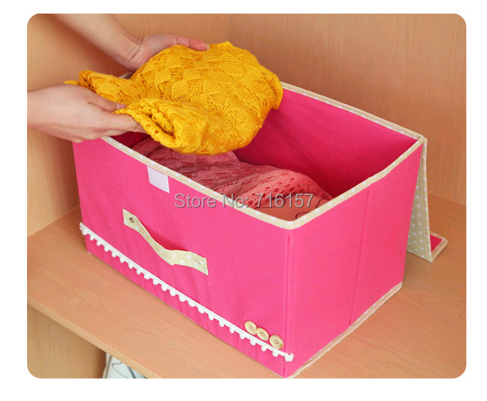 Купить новые складывающиеся 2pcs ящик для хранения одежды высокого ...