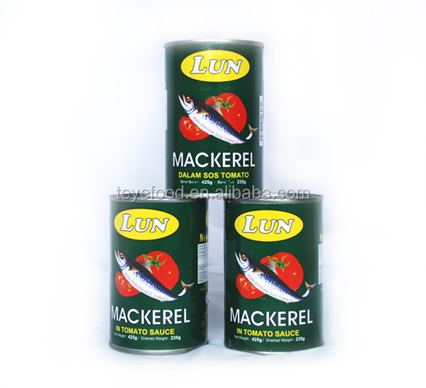 Canned Mackerel in Tomato Sauce from Chinese Supplier