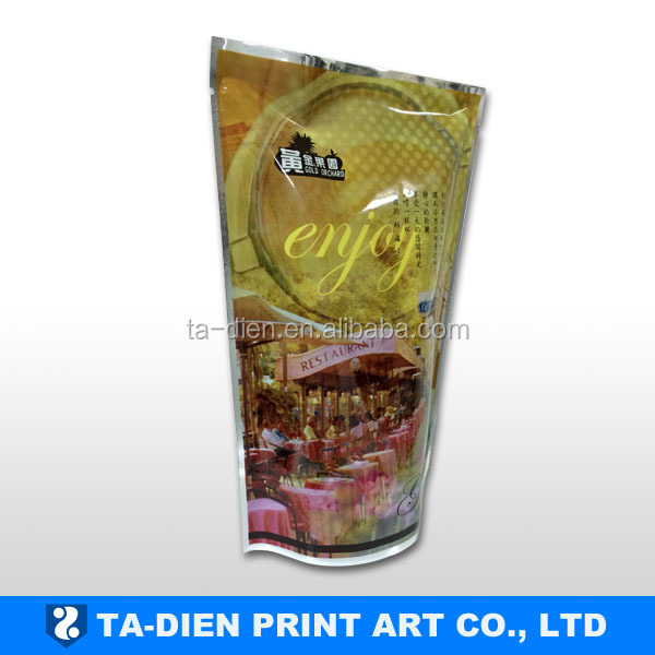 Beautiful Printing Resealable Stand Up Pouches