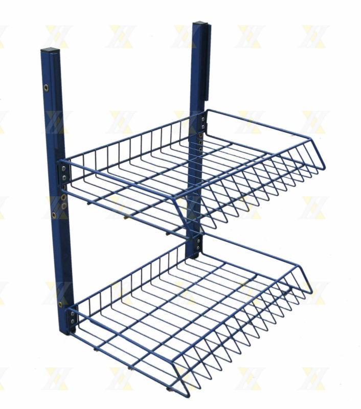 small wire basket counter chewing gum candy display stand
