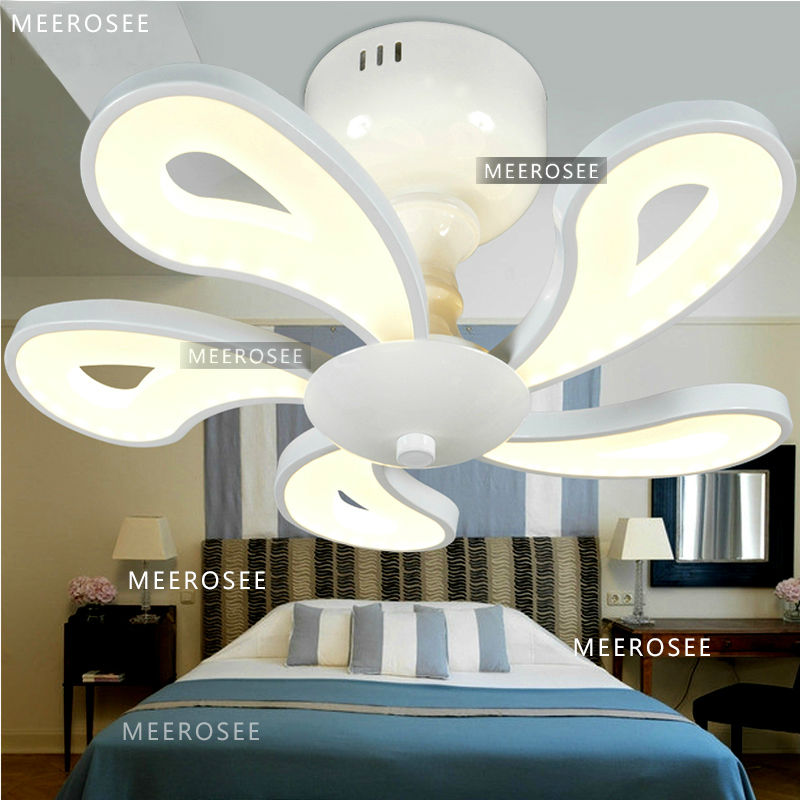 Latest Style Acrylic Lighting Design Luxury Ceiling Fan Modern