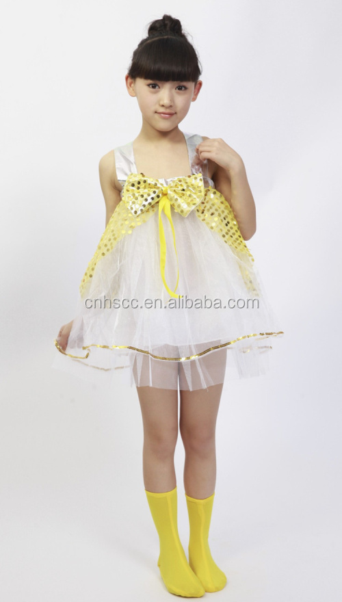 卸売かわいい子供の女の子の社交ダンスドレスダンスドレスガーゼちょう結び問屋・仕入れ・卸・卸売り