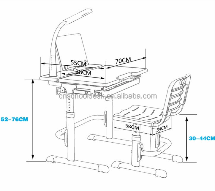 kids table a90t / children study desk and chair