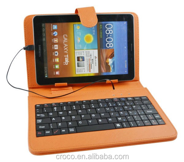 熱い販売のためのタブレットレザーケース7アンドロイドタブレットインチのキーボードの場合仕入れ・メーカー・工場