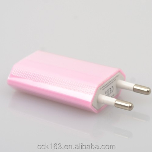 ポータブルusb充電器、 eu/米国プラグusbホーム壁の充電器のためのカラフルなusb充電器iphone/携帯電話の充電器問屋・仕入れ・卸・卸売り
