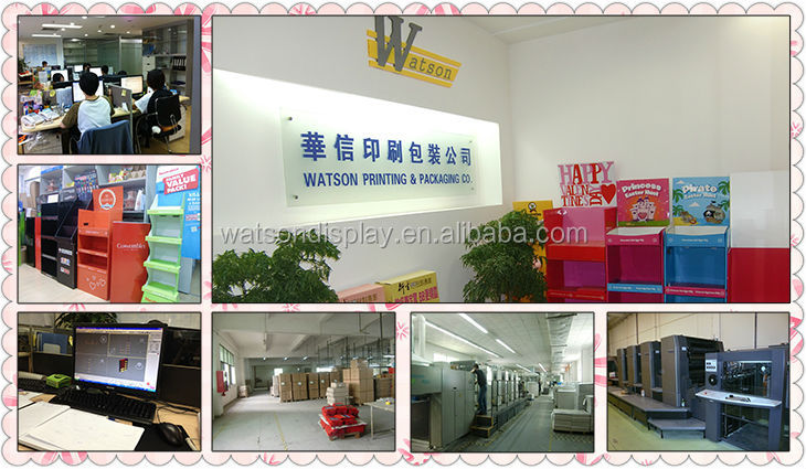 Custome Paper Counter Top Display rack for chewing gum