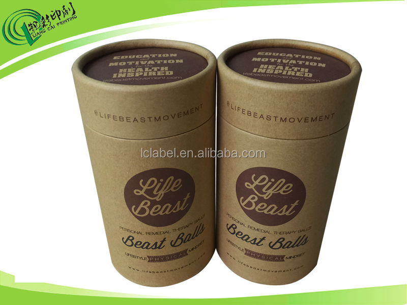 classical simple elegant paper canister tea storage canister with lid