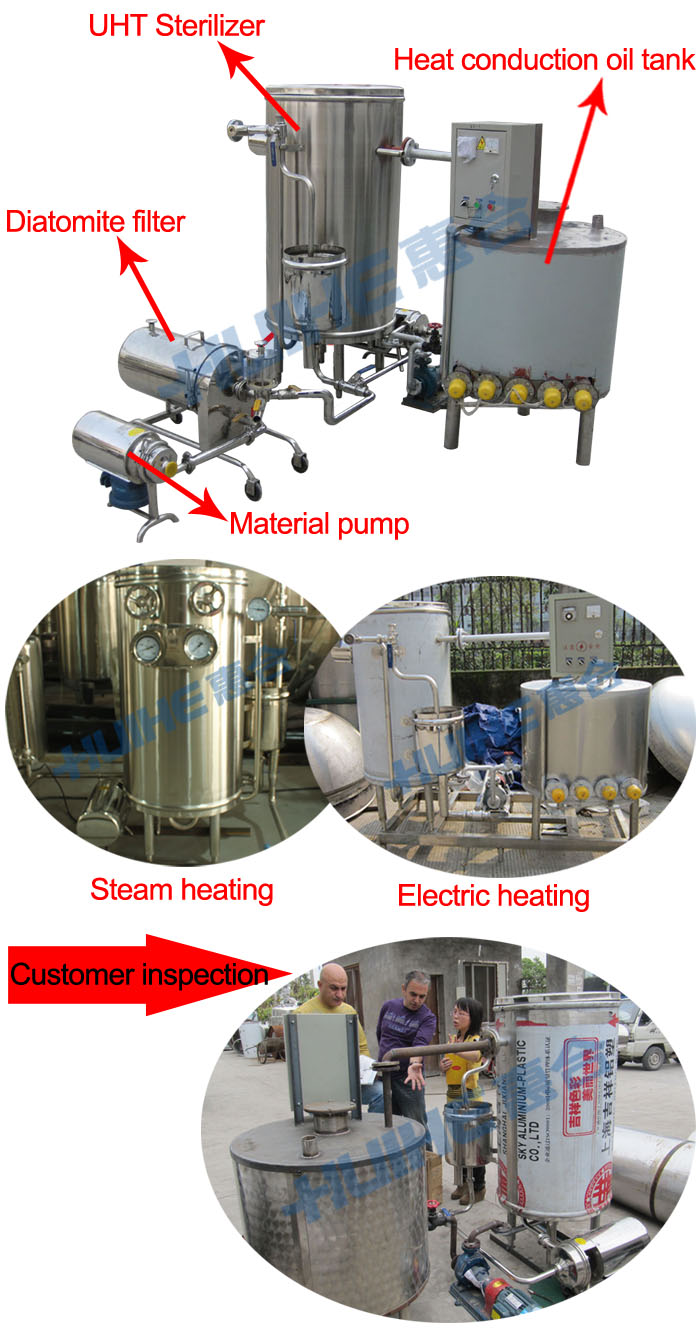 Ultra High Temperature Apple Juice UHT Sterilizer