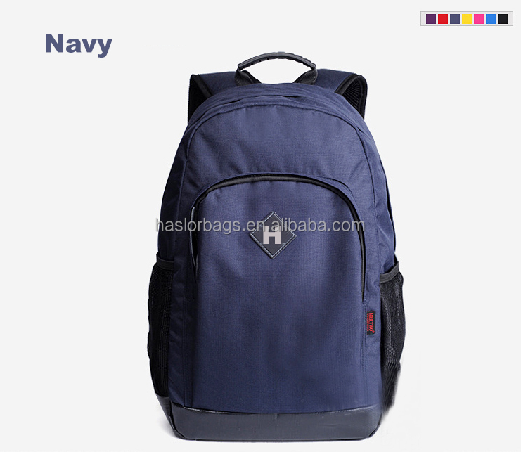 Backpack Manufacturer Polyester Simple Laptop Backpacks Design for High School Computer Bag