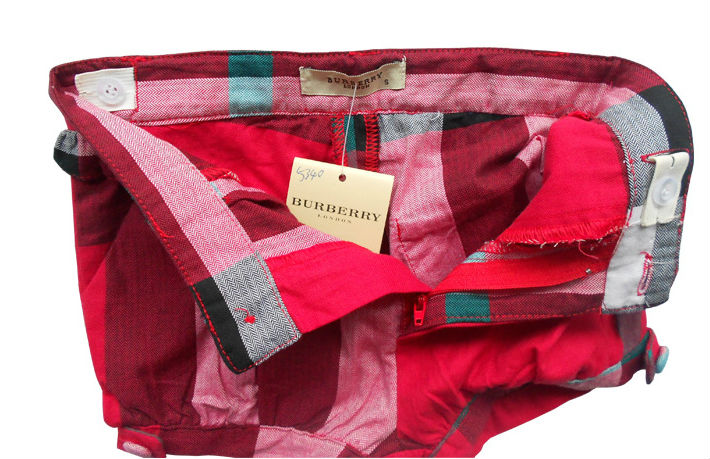 brand girls plaid shorts SH16-4