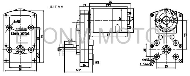 高トルクギアetonm12v24vタイプフラット電気直流モーター問屋・仕入れ・卸・卸売り