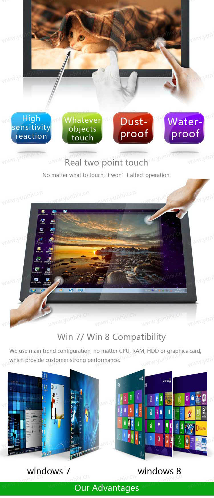 G220i/22インチaiopc/のコンピュータデスクの商社/赤外線タッチスクリーンすべて一台のpc( メーカー/工場)問屋・仕入れ・卸・卸売り