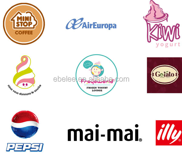 food grade custom logo printed ice cream yogurt coffee drink popcorn paper cup take out
