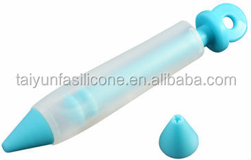 2014 new design useful silicone cake decoration pen for sale