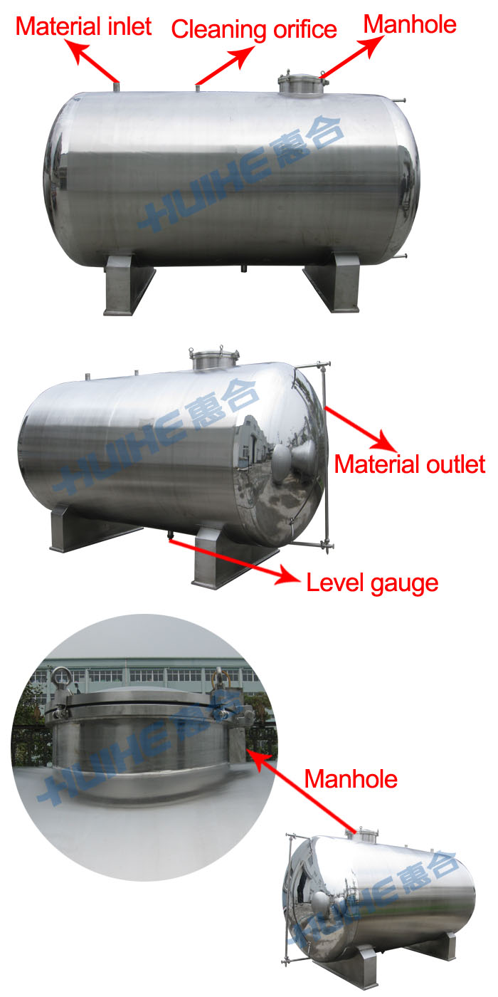 Horizontal Type Storage Tank
