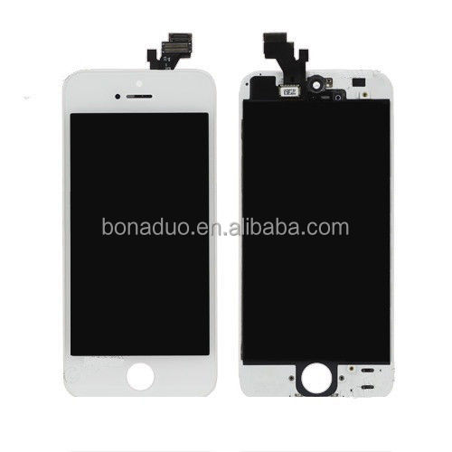 高品質lcdスクリーンiphone5のlcdアセンブリー、 ノックをノック5オリジナルロックされていない問屋・仕入れ・卸・卸売り
