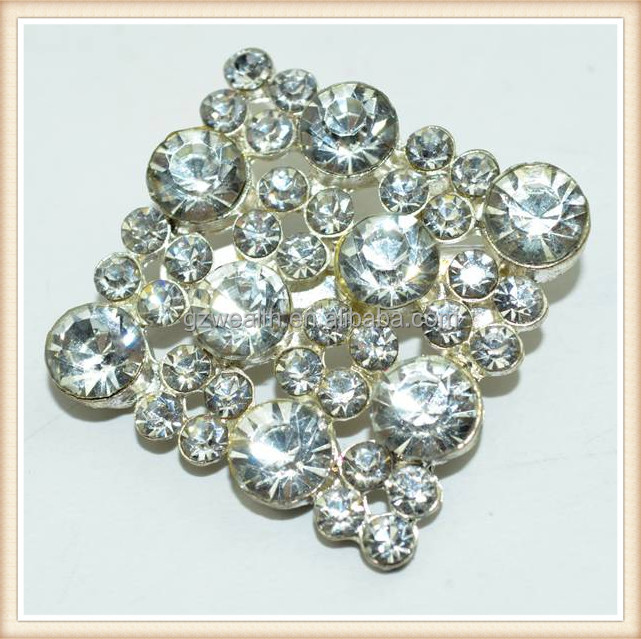 ラインストーンのブローチblingblingすべてダイヤモンド装飾的な結婚式をデザイン2014年hotsale問屋・仕入れ・卸・卸売り