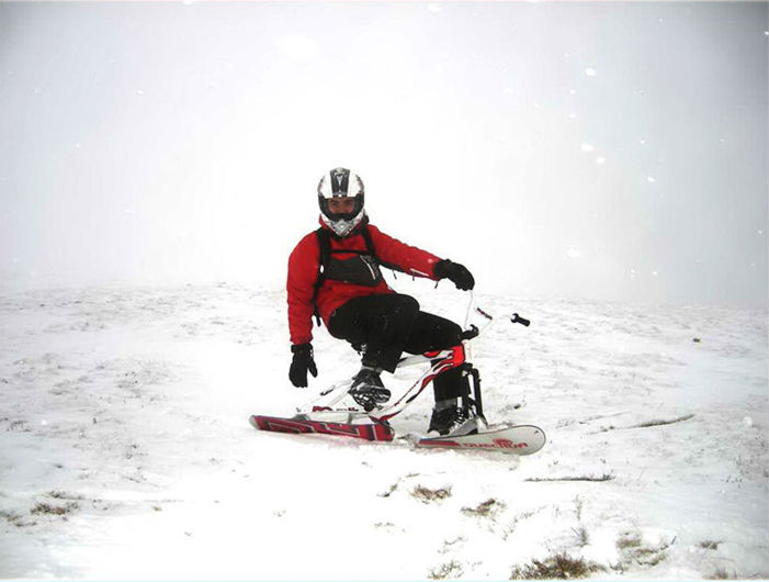 2014年熱い販売の高い- 品質snowscooter/snowbike仕入れ・メーカー・工場