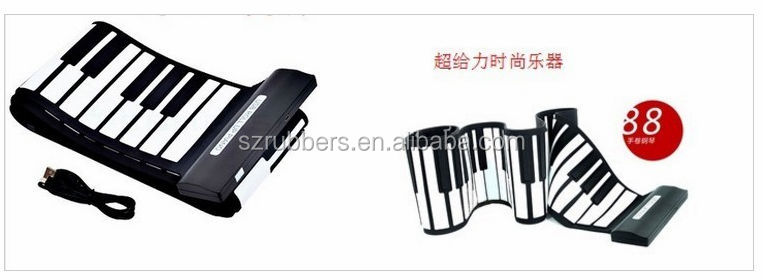 シリコン折畳み式61鍵bk-01-61電子キーボード、 折りたたみ式電子キーボード、 シリコーン電子キーボード問屋・仕入れ・卸・卸売り
