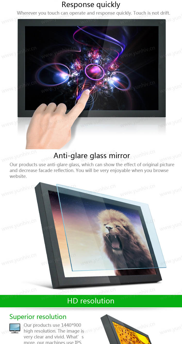 G220iqi/22インチaiopc/d61i3インテルデュアルコア3.3グラム/赤外線タッチスクリーンすべて一台のpcで問屋・仕入れ・卸・卸売り