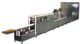 automatic chocolate deposit production lines chocolate bar making machine