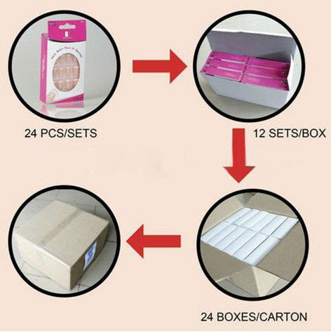 本格的な3dネイルサロンのための爪のヒント・家庭での使用問屋・仕入れ・卸・卸売り