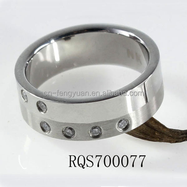 2014 White gold plated 925 silver ring blanks jewelry making