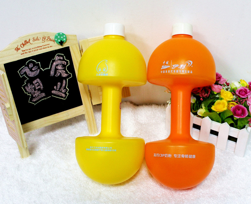 背の高いプラスチックダンベル1200ミリリットルpeスポーツウォーターボトルbpaフリー問屋・仕入れ・卸・卸売り