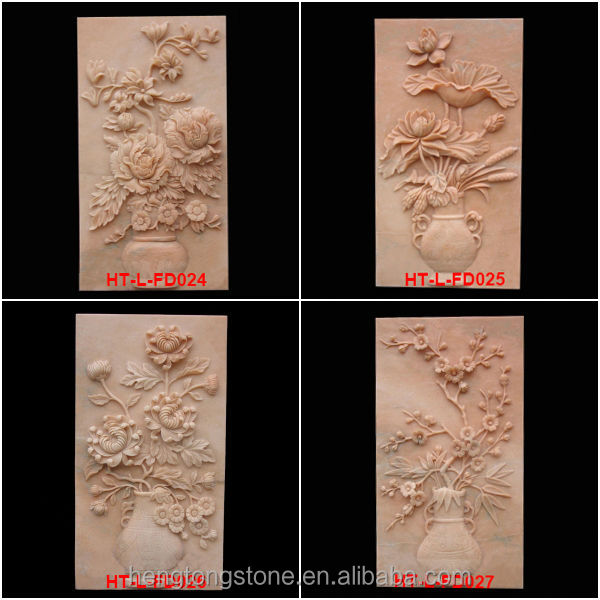 砂岩のレリーフ彫刻が施された壁の彫刻問屋・仕入れ・卸・卸売り