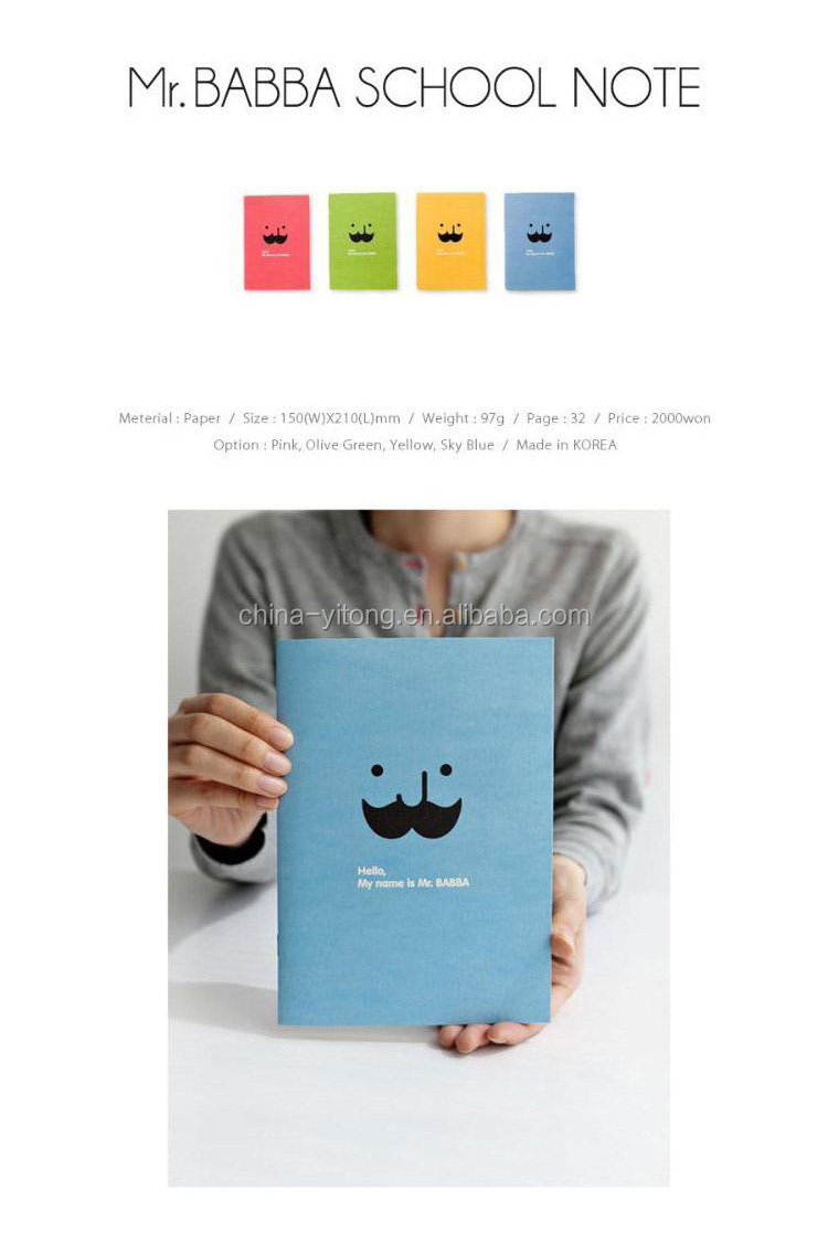 熱い設計ひげ付きメモ帳/口ひげ木靴notebook/ゴアtexのかわいこちゃん問屋・仕入れ・卸・卸売り