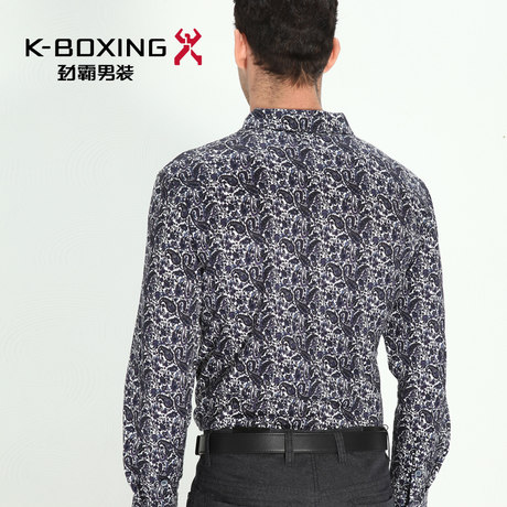 K- ボクシングブランド最高品質ロングスリーブのシルク綿のファッションスリムシャツ、 新しい到着問屋・仕入れ・卸・卸売り
