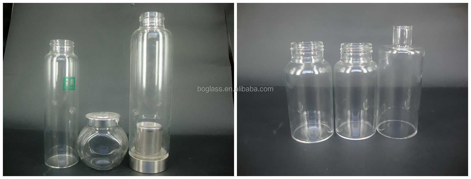 透明なガラス付水筒高品質が競争力のある価格問屋・仕入れ・卸・卸売り