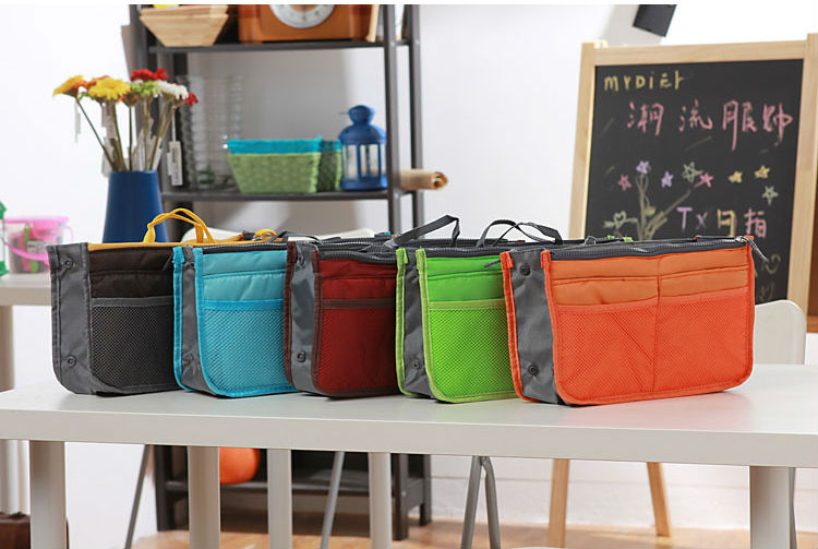 袋インサートオーガナイザー12色ハンドバッグ女性の旅行の財布ポーチＢＡＧＩＮＢＡＧオーガナイザー 問屋・仕入れ・卸・卸売り