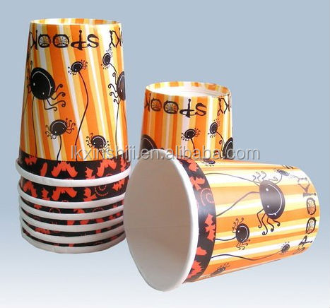 Gelato paper cup using for ice cream with logo printed