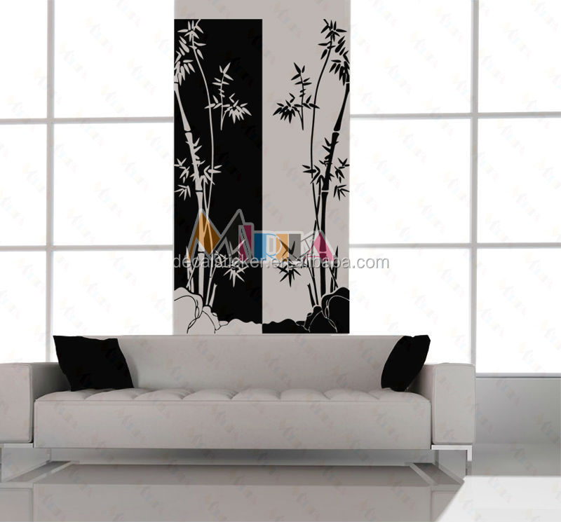 竹のデザイン2014年売れ筋ファッション抗- 水装飾的な壁デカールステッカーリビングルームのための問屋・仕入れ・卸・卸売り
