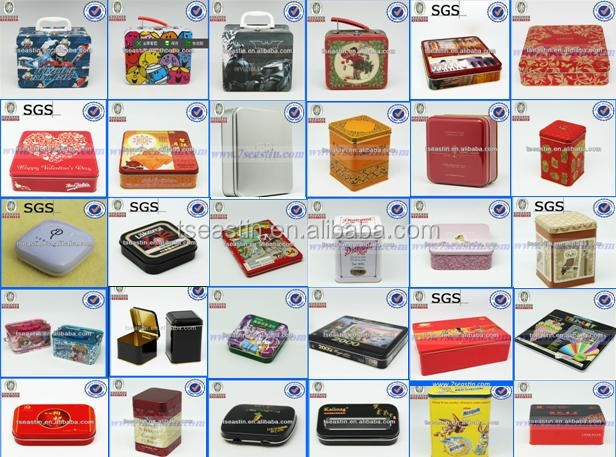 custom design round wine tin packing box red wine tin can