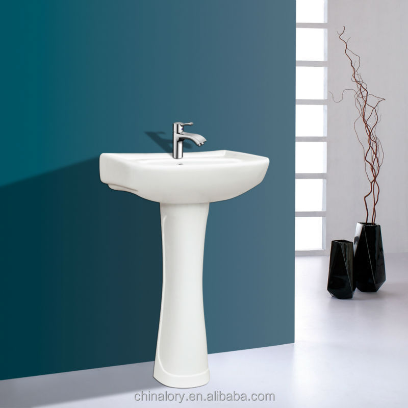 Luxury Ceramic One Piece Pedestal Wash Basin Prices, View Wash Basin ...