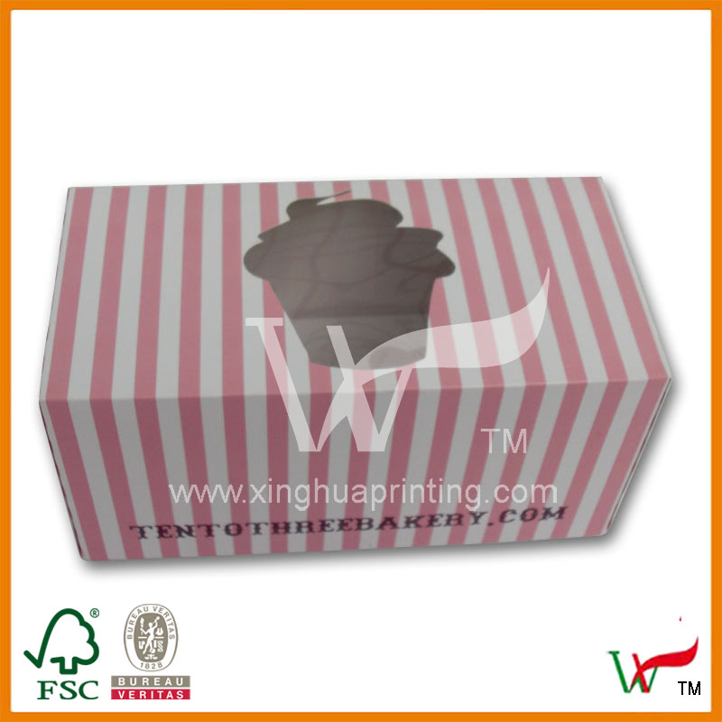 Cupcake Boxes Clear Window