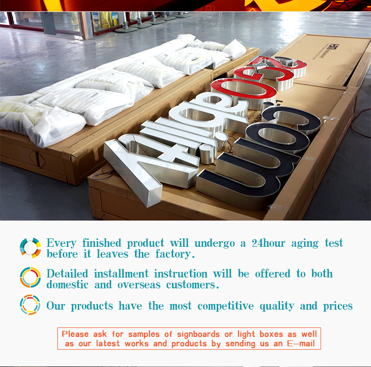 防水アクリル2015ハイライトビジネス広告frontlit文字記号ledライト付き仕入れ・メーカー・工場