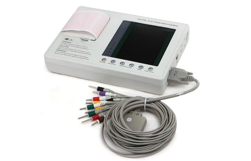 Carejoy On Sale 7 Inch Color Portable Digital 3 Channel 12 Lead