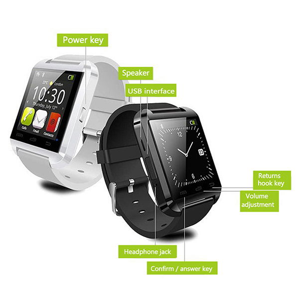 8.6$ U8 watch bluetooth smart watch U8 smartwatch