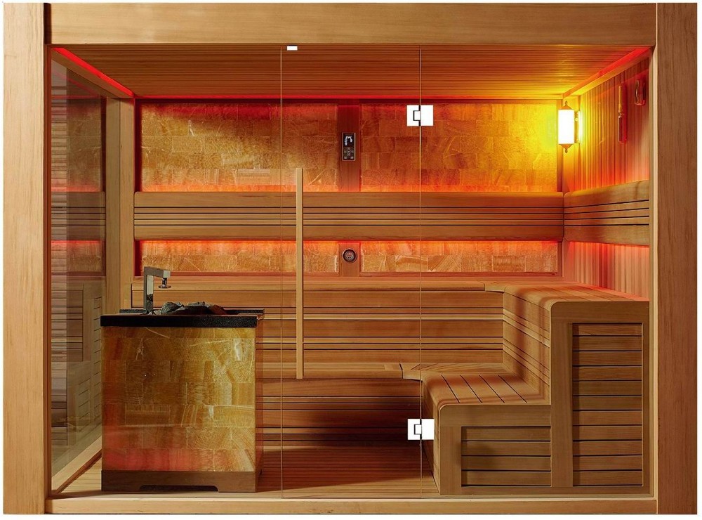 Outdoor Saunas Red Cedar Traditional Sauna Room Fs1500 For 8 People