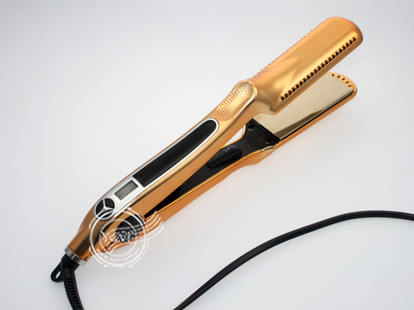 プロのサロン卸売液晶セラミックチタンストレートヘアアイロン問屋・仕入れ・卸・卸売り