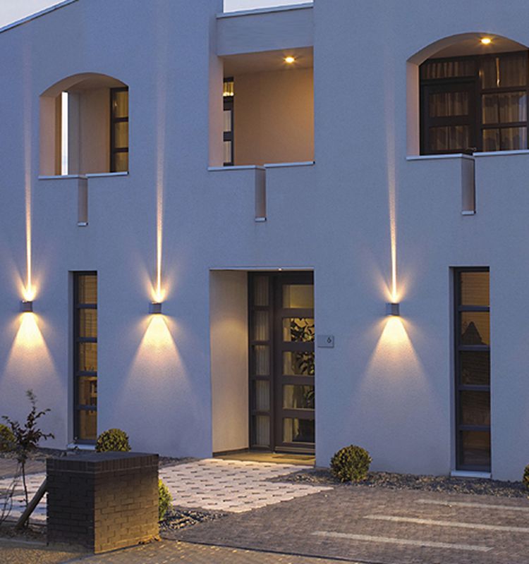 Good Effect Landscape Waterproof Outdoor Wall Light Cylinder Porch Wall