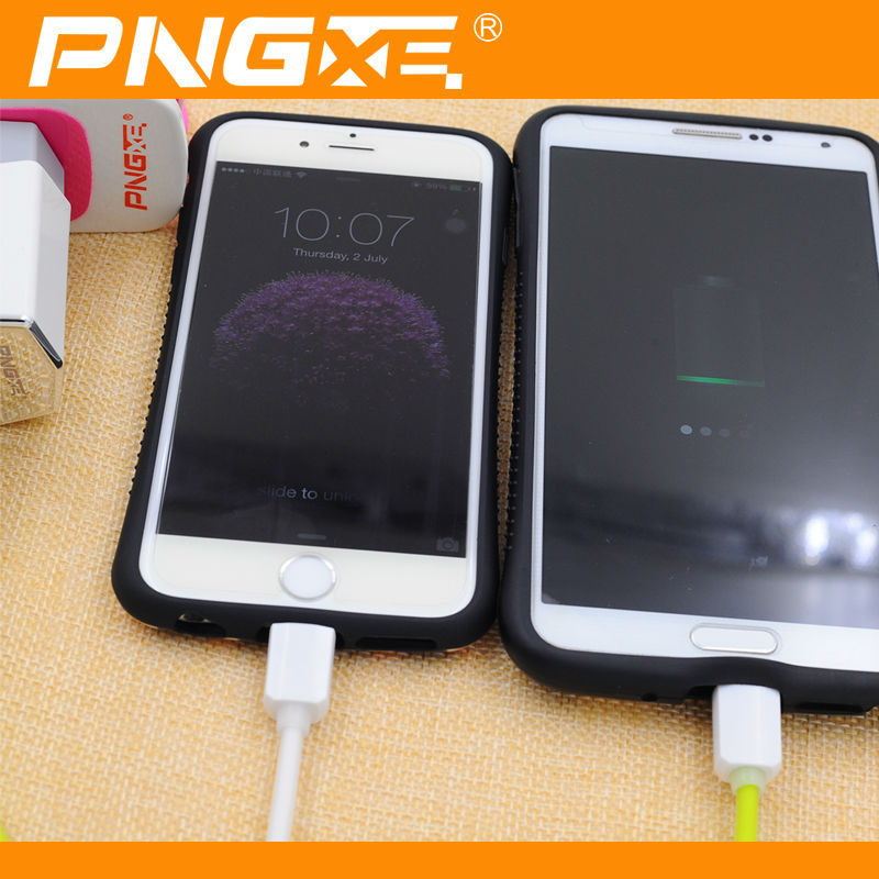 卸売最高の価格pngxe熱い販売カラフル8ピンマイクロusbのデータケーブルを充電iphone6仕入れ・メーカー・工場