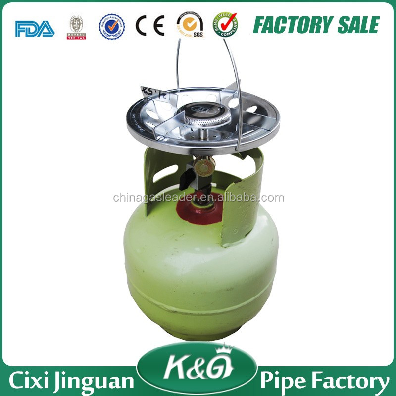 Jg 3kg Kenya Use Gas Cylinder Single Burner Gas Stove,Empty Mini Lpg