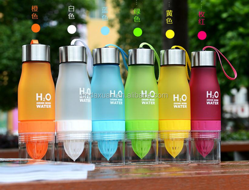 創造的な熱い販売の注入された水のボトルの形のフルーツ/ジューサーウォーターボトル/レモンの水ボトル仕入れ・メーカー・工場