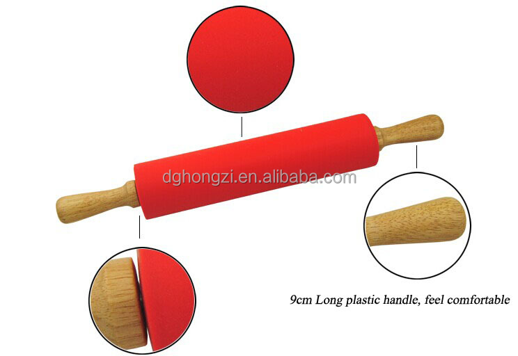 中国の製造元非- 毒性シリコン麺棒、 カスタムは、 ピンをローリング問屋・仕入れ・卸・卸売り