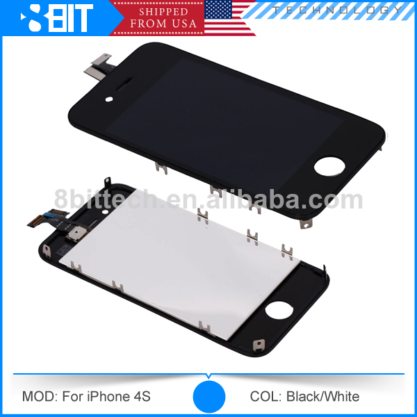 アリババチャイナ100％安定した作業画面! 最高品質iphone4sのためのスクリーンの交換問屋・仕入れ・卸・卸売り